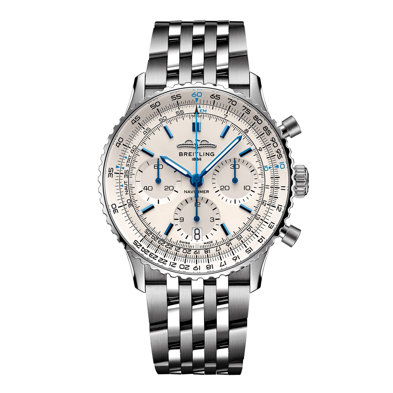 Navitimer Chronograph 41mm Mens Watch White Navitimer Chronograph 41mm Mens Watch White