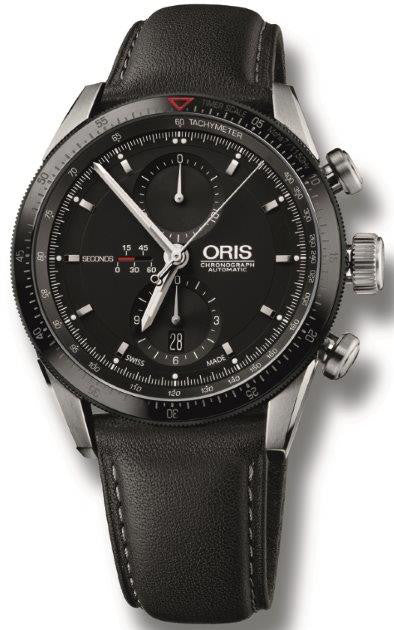 Oris Watch Artix GT Chronograph Leather D - Black Oris Watch Artix GT Chronograph Leather D - Black