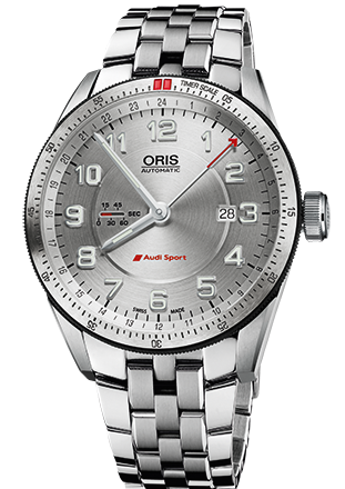Oris Watch Audi Sport GMT Bracelet - Silver Oris Watch Audi Sport GMT Bracelet - Silver