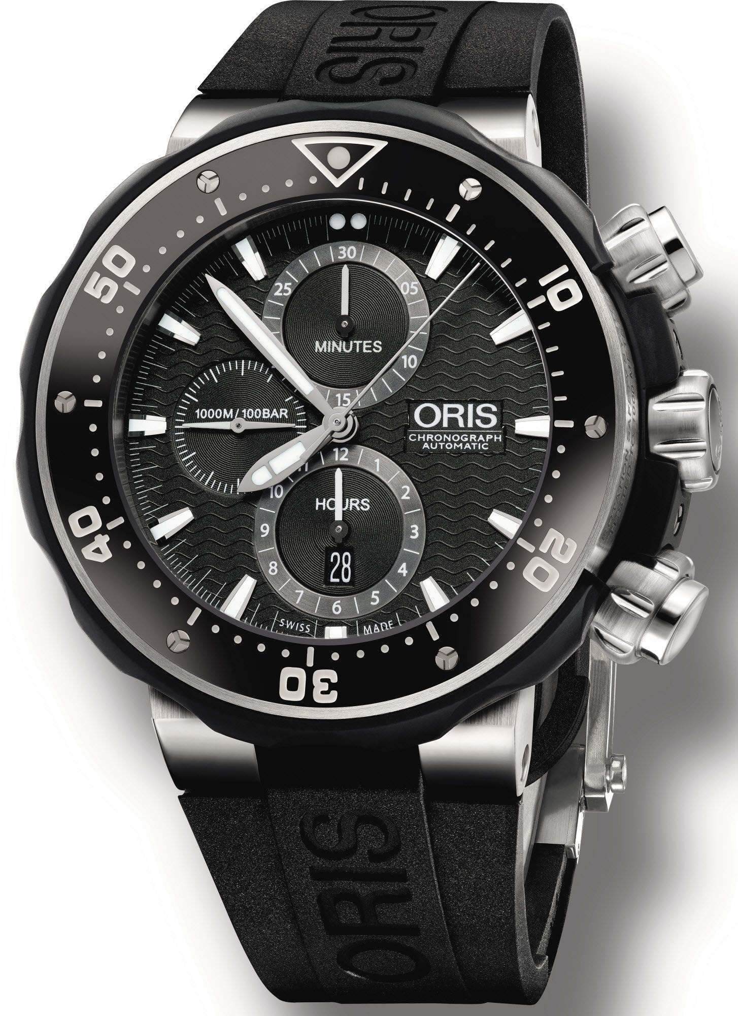 Oris Watch Prodive Chronograph Date Set - Black Oris Watch Prodive Chronograph Date Set - Black