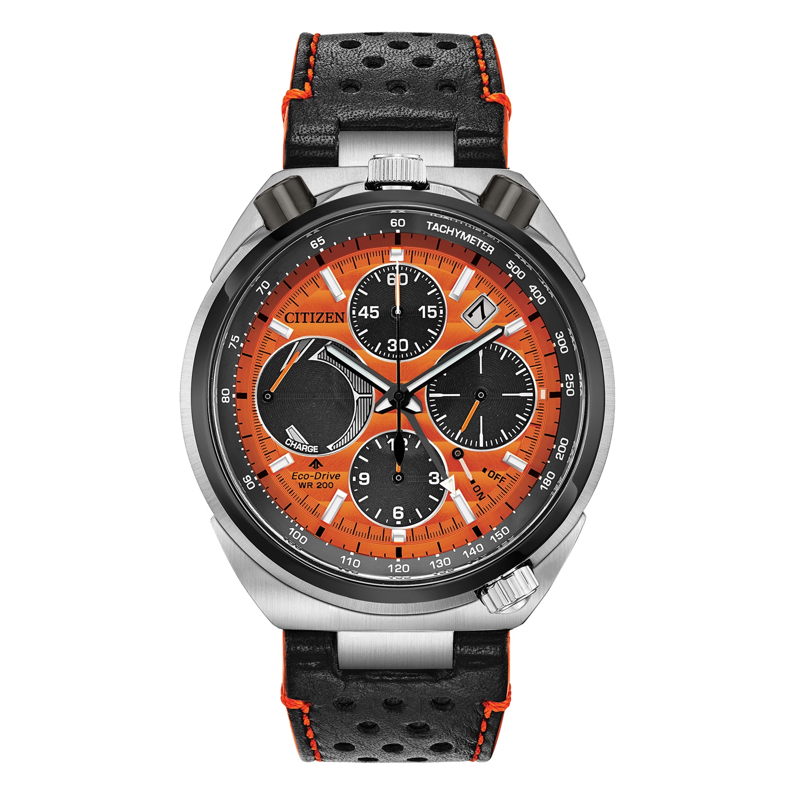 Promaster Bullhead Racing Chronograph Limited Edition 45mm Mens Watch Orange Promaster Bullhead Racing Chronograph Limited Edition 45mm Mens Watch Orange
