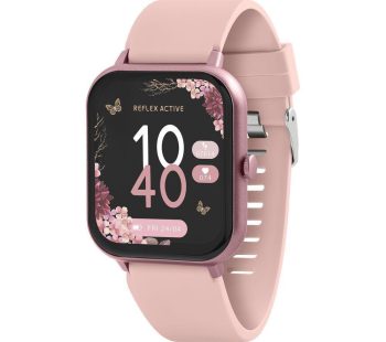 REFLEX ACTIVE Series 17 Smart Watch - Pink, Silicone Strap, Pink
