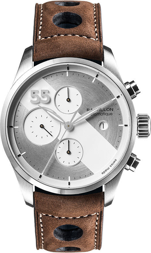 Raidillon Watch Design Chronograph Limited Edition - Silver Raidillon Watch Design Chronograph Limited Edition - Silver