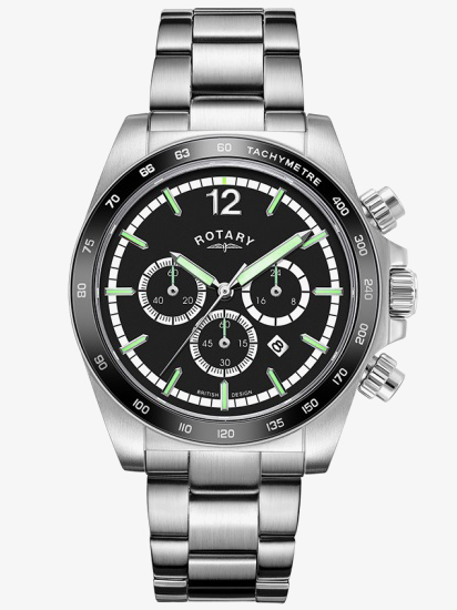 Rotary Mens Henley Chronograph Black Dial Watch GB05440/04 Rotary Mens Henley Chronograph Black Dial Watch GB05440/04
