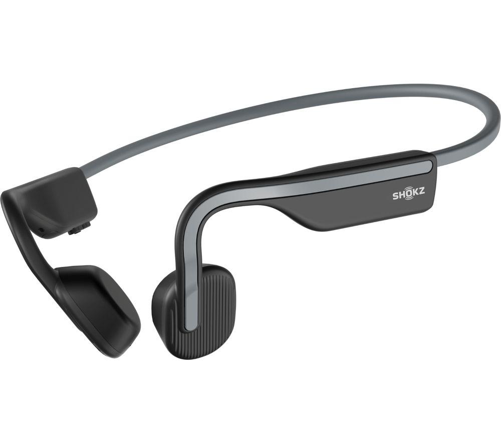 SHOKZ OpenMove Wireless Bluetooth Sports Headphones - Grey, Silver/Grey SHOKZ OpenMove Wireless Bluetooth Sports Headphones - Grey, Silver/Grey