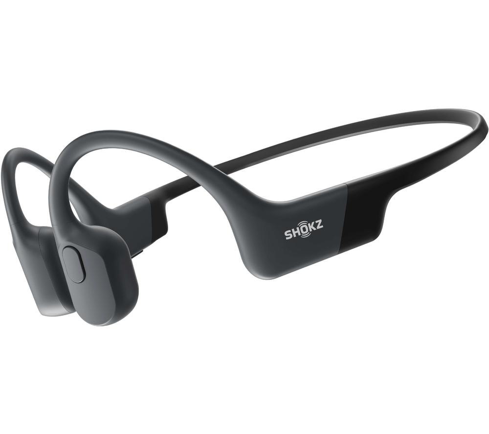 SHOKZ OpenRun Wireless Bluetooth Sports Headphones - Black, Black SHOKZ OpenRun Wireless Bluetooth Sports Headphones - Black, Black