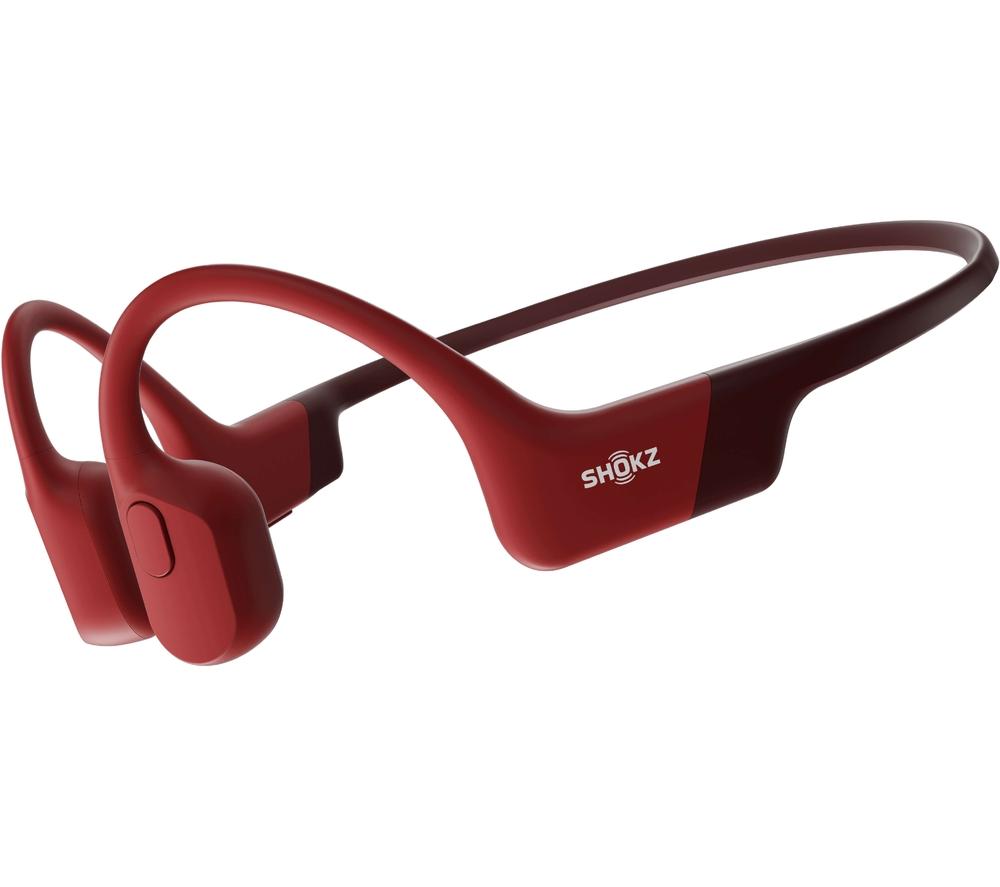SHOKZ OpenRun Wireless Bluetooth Sports Headphones - Red, Red SHOKZ OpenRun Wireless Bluetooth Sports Headphones - Red, Red