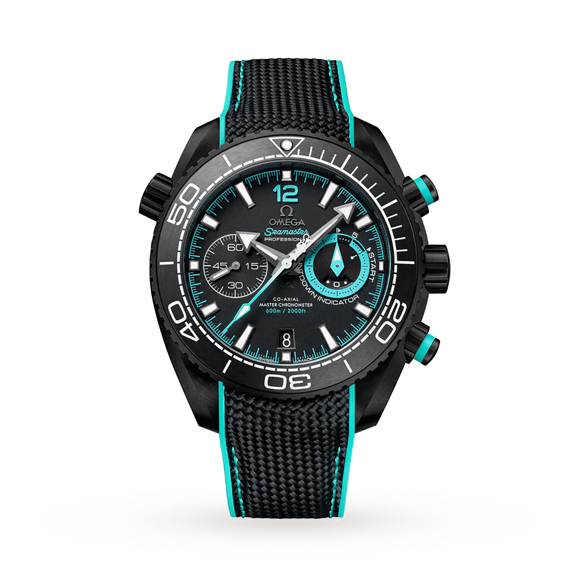 Seamaster Planet Ocean 600m Co-Axial Master Chronometer Chronograph 45.5mm ETNZ Deep Black Mens Watch Seamaster Planet Ocean 600m Co-Axial Master Chronometer Chronograph 45.5mm ETNZ Deep Black Mens Watch