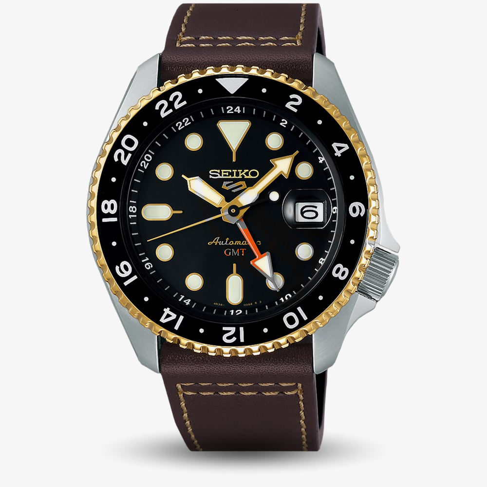 Seiko 5 Sports SKX Series GMT Mocha Dial Watch SSK036K1 Seiko 5 Sports SKX Series GMT Mocha Dial Watch SSK036K1