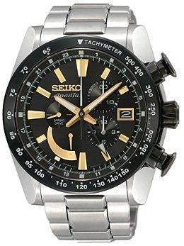 Seiko Ananta Spring Drive Chronograph D - Black Seiko Ananta Spring Drive Chronograph D - Black