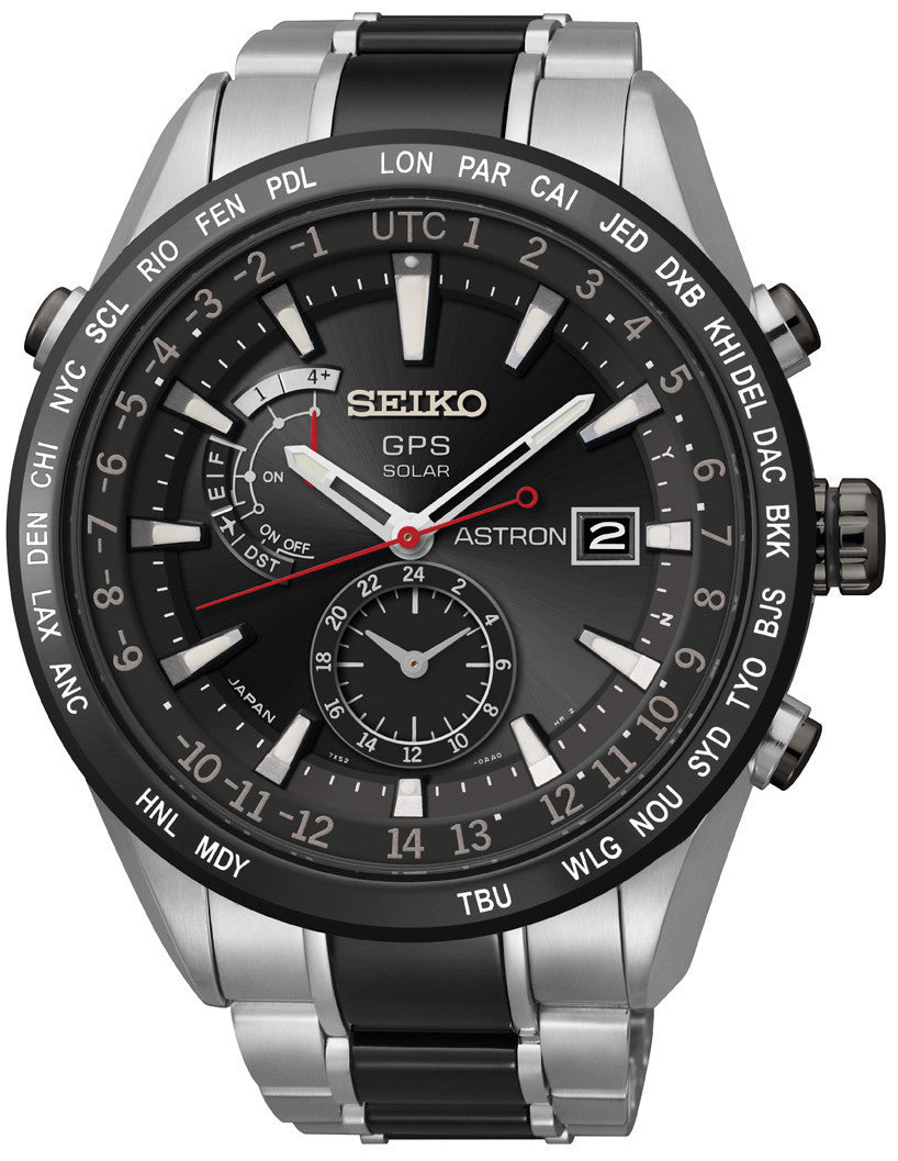 Seiko Astron Watch GPS Solar Watch - Black Seiko Astron Watch GPS Solar Watch - Black