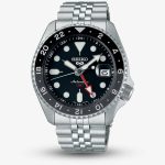 Seiko Mens 5 Sports 'Black Grape' GMT SKX Re-Interpretation Watch SSK001K1
