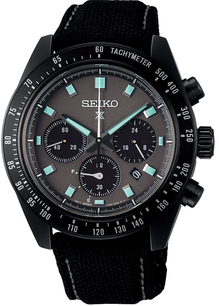 Seiko Prospex Black Series Night Vision Solar Speedtimer Chronograph Seiko Prospex Black Series Night Vision Solar Speedtimer Chronograph