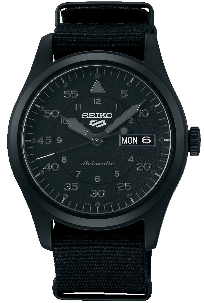 Seiko Watch 5 Sports Stealth - Black Seiko Watch 5 Sports Stealth - Black