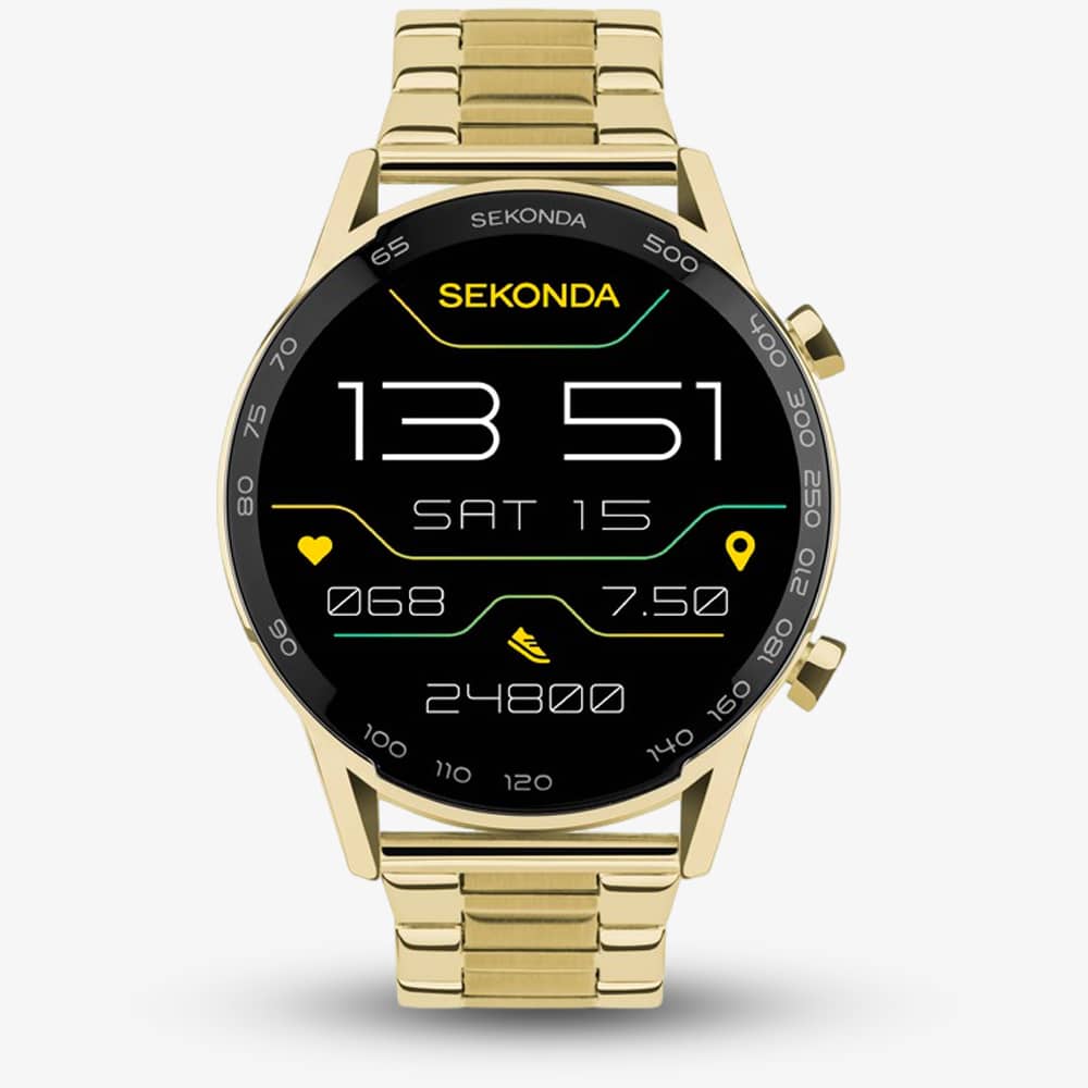 Sekonda Active Plus Gold Plated Smart Watch 30227 Sekonda Active Plus Gold Plated Smart Watch 30227