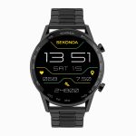 Sekonda Sekonda Active Plus Smart Watch | Black Alloy Case & Stainless Steel Bracelet | 30226