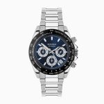 Sekonda Sekonda Circuit Chronograph Men's Watch | Silver Alloy Case & Stainless Steel Bracelet with Blue Dial | 30200
