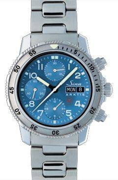 Sinn Diver Chronograph 203 Arctic Bracelet D - Blue Sinn Diver Chronograph 203 Arctic Bracelet D - Blue