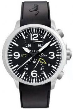 Sinn Duo Chronograph 756 UTC Rubber D - Black Sinn Duo Chronograph 756 UTC Rubber D - Black