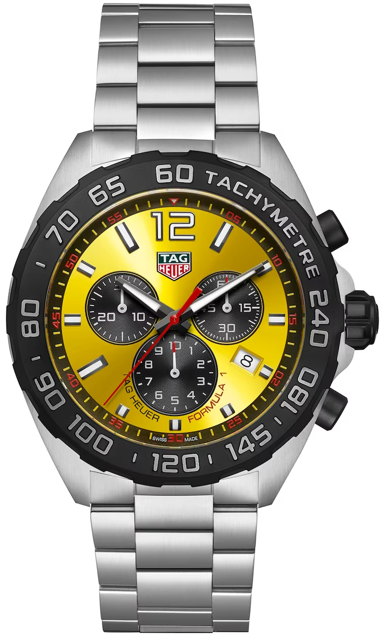 TAG Heuer Formula 1 Chronograph Yellow Bracelet TAG Heuer Formula 1 Chronograph Yellow Bracelet