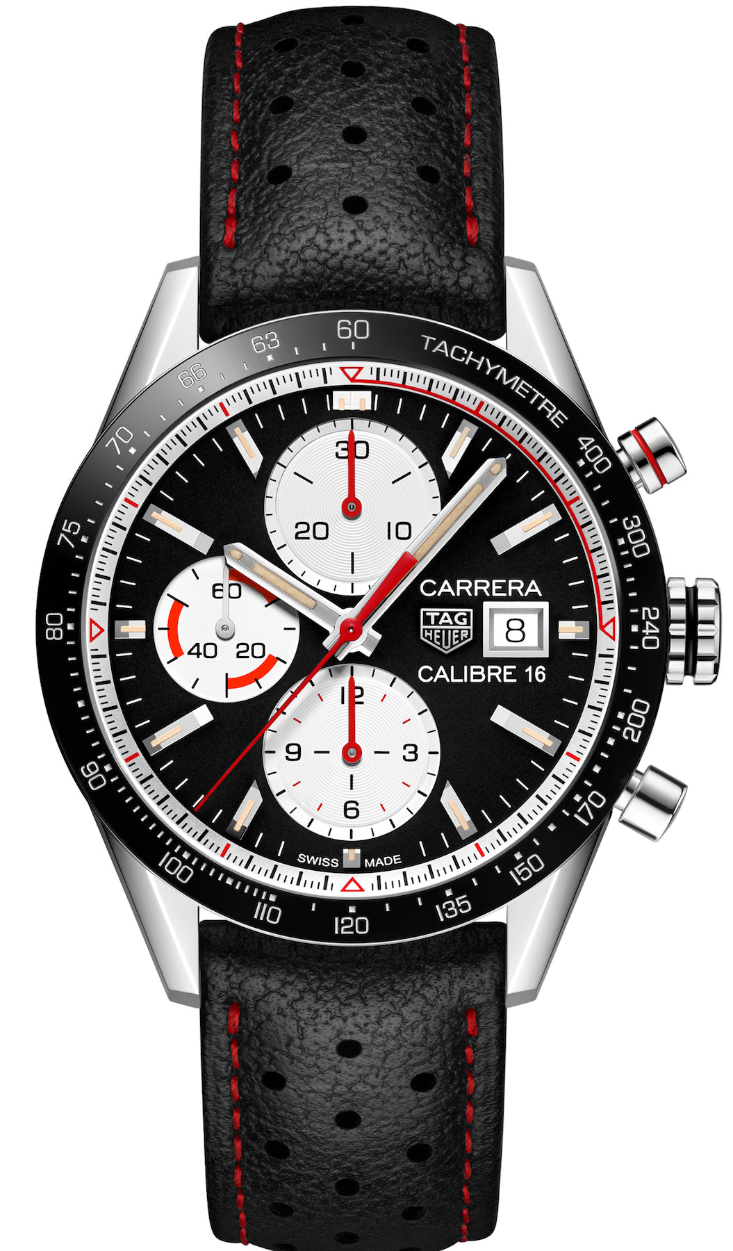 TAG Heuer Watch Carrera Calibre 16 Chronograph - Black TAG Heuer Watch Carrera Calibre 16 Chronograph - Black