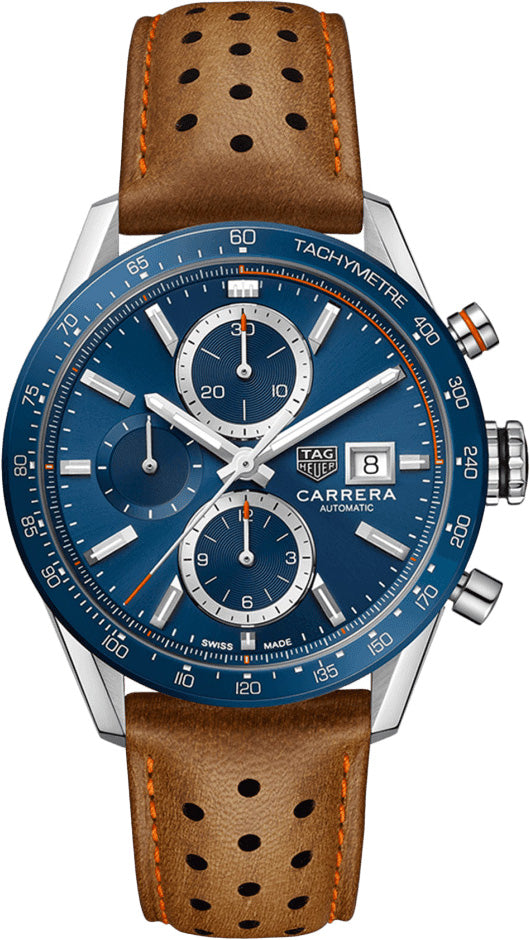 TAG Heuer Watch Carrera Calibre 16 Chronograph D - Blue TAG Heuer Watch Carrera Calibre 16 Chronograph D - Blue
