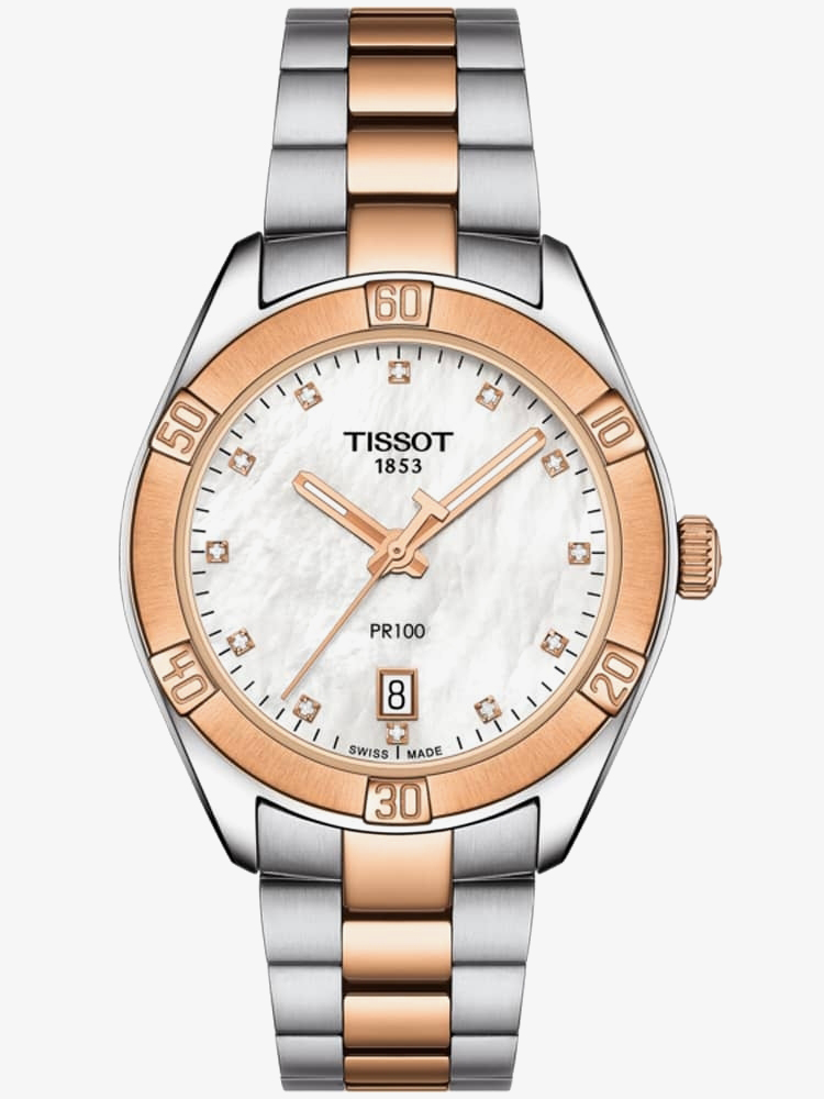 Tissot Ladies T-Classic PR 100 Sports Chic Pearl Watch T101.910.22.116.00 Tissot Ladies T-Classic PR 100 Sports Chic Pearl Watch T101.910.22.116.00