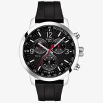 Tissot PRC 200 Stainless Steel Black Chronograph Watch T114.417.17.057.00