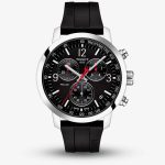 Tissot PRC 200 Stainless Steel Black Chronograph Watch T114.417.17.057.00