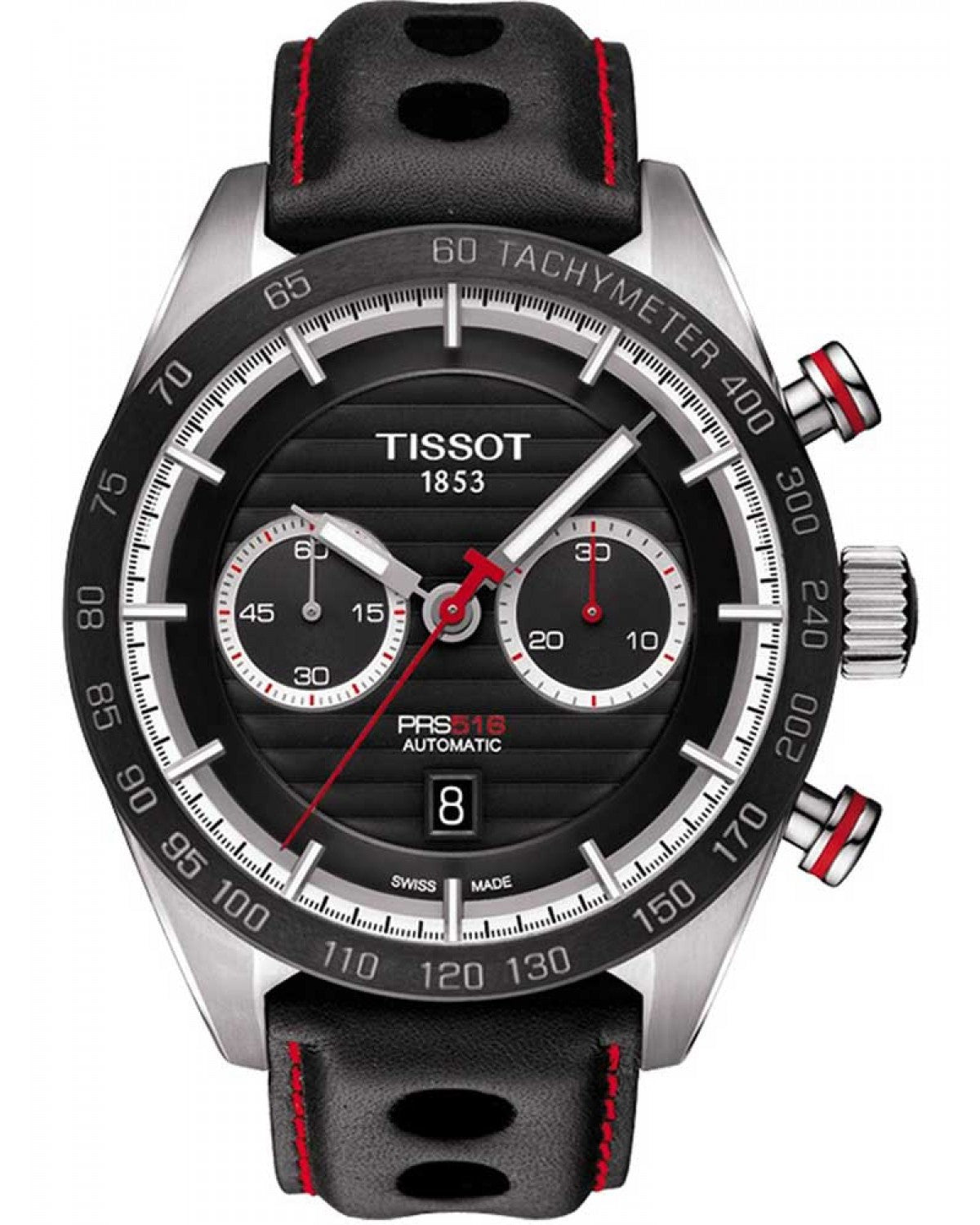 Tissot Watch PRS516 Automatic Chronograph D - Black Tissot Watch PRS516 Automatic Chronograph D - Black