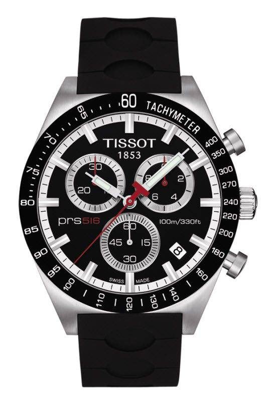 Tissot Watch PRS516 Quartz Chronograph - Black Tissot Watch PRS516 Quartz Chronograph - Black