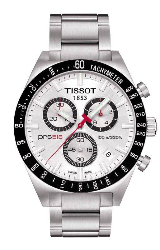 Tissot Watch PRS516 Quartz Chronograph D - Silver Tissot Watch PRS516 Quartz Chronograph D - Silver