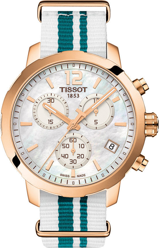 Tissot Watch Quickster Chronograph Nato - White Tissot Watch Quickster Chronograph Nato - White