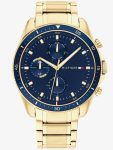 Tommy Hilfiger Mens Parker Gold Chronograph Bracelet Watch 1791834