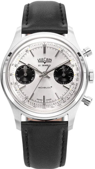Vulcain Chronograph 38mm Silver