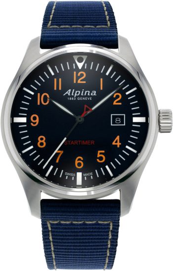 Alpina Watch Startimer Pilot Quartz - Black