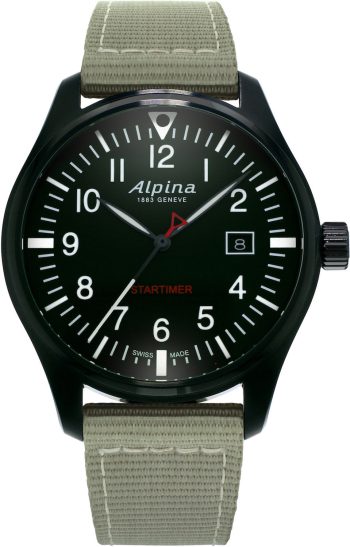 Alpina Watch Startimer Pilot Quartz - Black