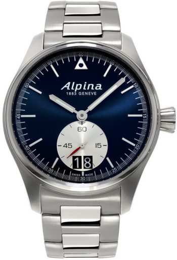 Alpina Watch Startimer Quartz Big Date - Blue