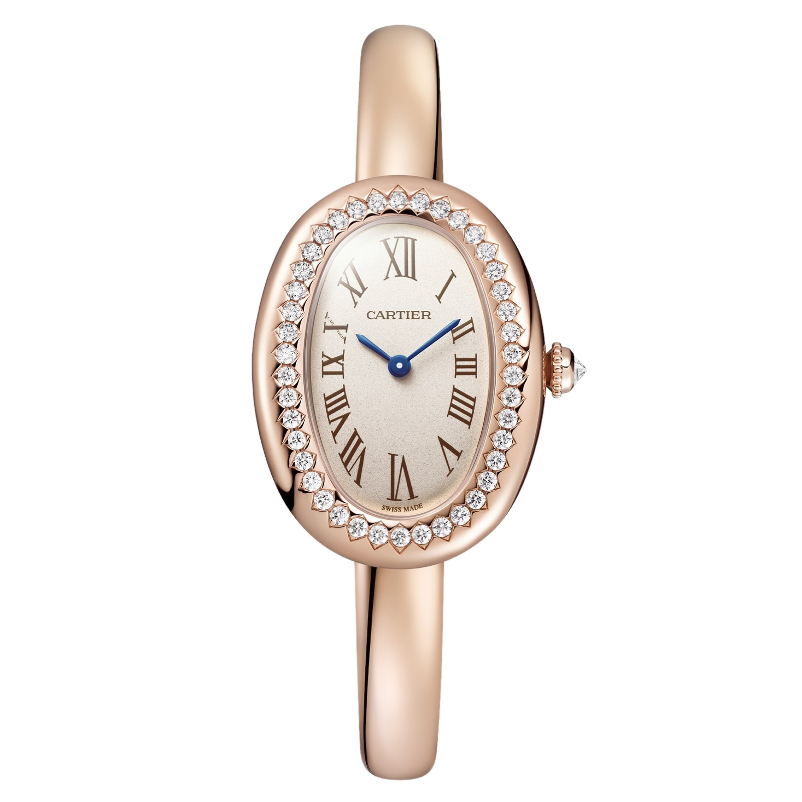 Baignoire De Cartier Watch, Small Model, Size 15, Quartz Movement, Rose Gold Case Baignoire De Cartier Watch, Small Model, Size 15, Quartz Movement, Rose Gold Case