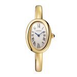 Baignoire Watch, Small Model, Size 15, Quartz Movement, Yellow Gold Case