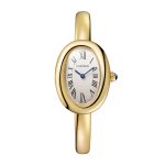 Baignoire Watch, Small Model, Size 17, Quartz Movement, Yellow Gold Case
