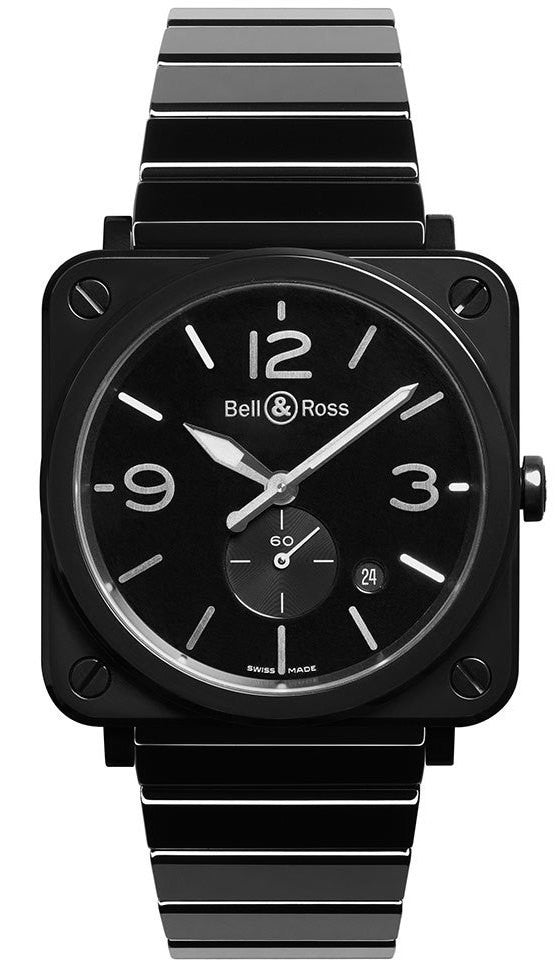 Bell & Ross Watch Black Ceramic Quartz - Black Bell & Ross Watch Black Ceramic Quartz - Black