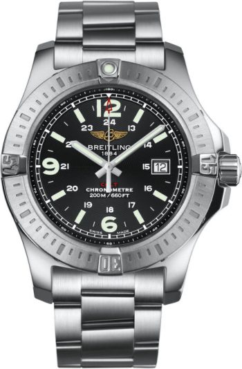 Breitling Watch Colt Quartz Professional III Bracelet - Black