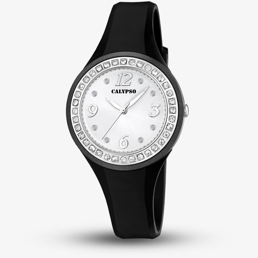 Calypso Ladies Black Quartz Watch K5567/F Calypso Ladies Black Quartz Watch K5567/F