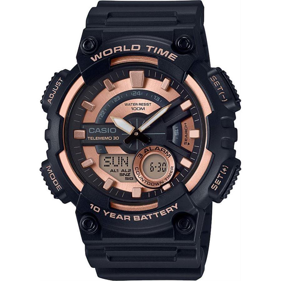 Casio AEQ-110W-1A3VDF Analog-Digital Quartz Men's Watch Casio AEQ-110W-1A3VDF Analog-Digital Quartz Men's Watch