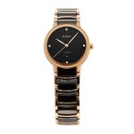 Centrix Diamonds 30.5mm Quartz Ladies Watch Brown