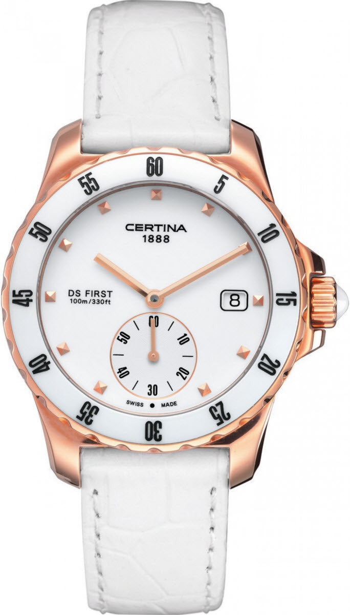Certina Watch DS First Lady Ceramic Quartz - White Certina Watch DS First Lady Ceramic Quartz - White