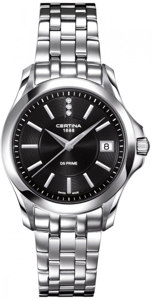 Certina Watch DS Prime Lady Round Quartz - Black Certina Watch DS Prime Lady Round Quartz - Black