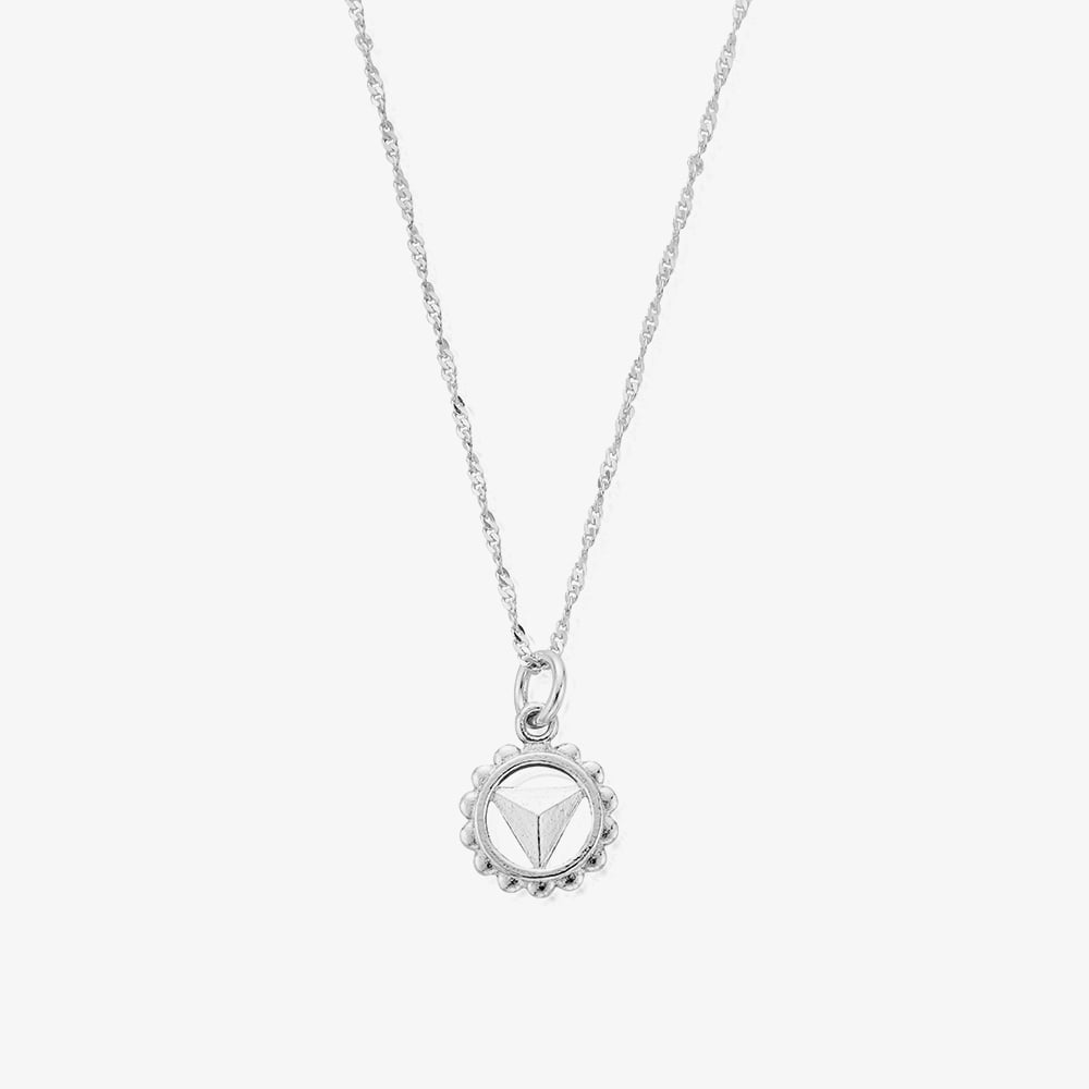 ChloBo Chakra Sterling Silver Tiny Twisted Rope Chain Solar Plexus Pendant Necklace SNTRC680 ChloBo Chakra Sterling Silver Tiny Twisted Rope Chain Solar Plexus Pendant Necklace SNTRC680