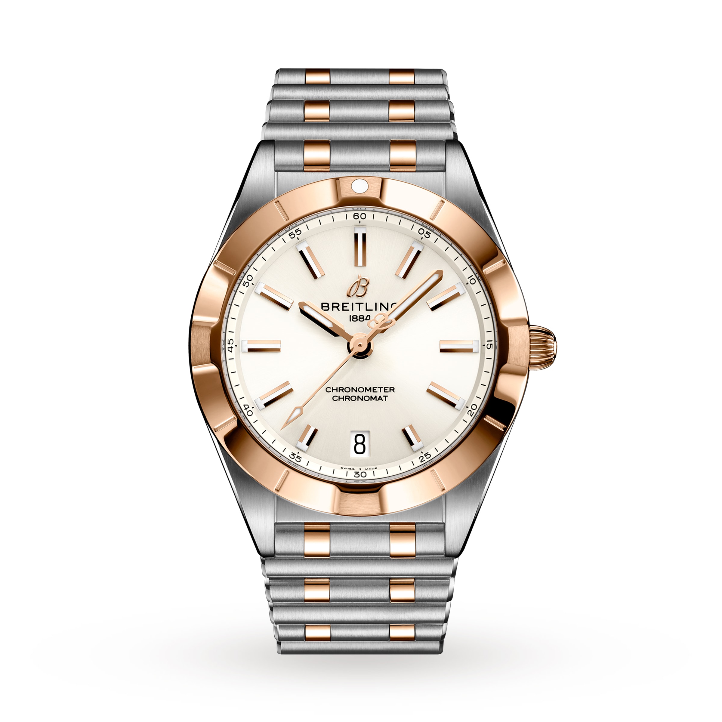 Chronomat 32 Stainless Steel & 18k Red Gold 32mm Quartz Ladies Watch Chronomat 32 Stainless Steel & 18k Red Gold 32mm Quartz Ladies Watch